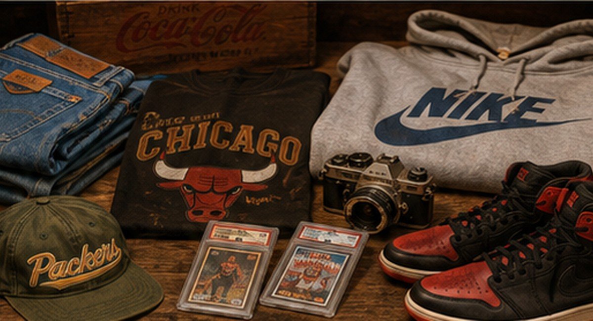 Vintage clothing and collectible finds